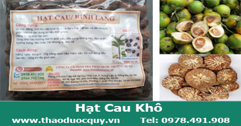 Hạt cau khô